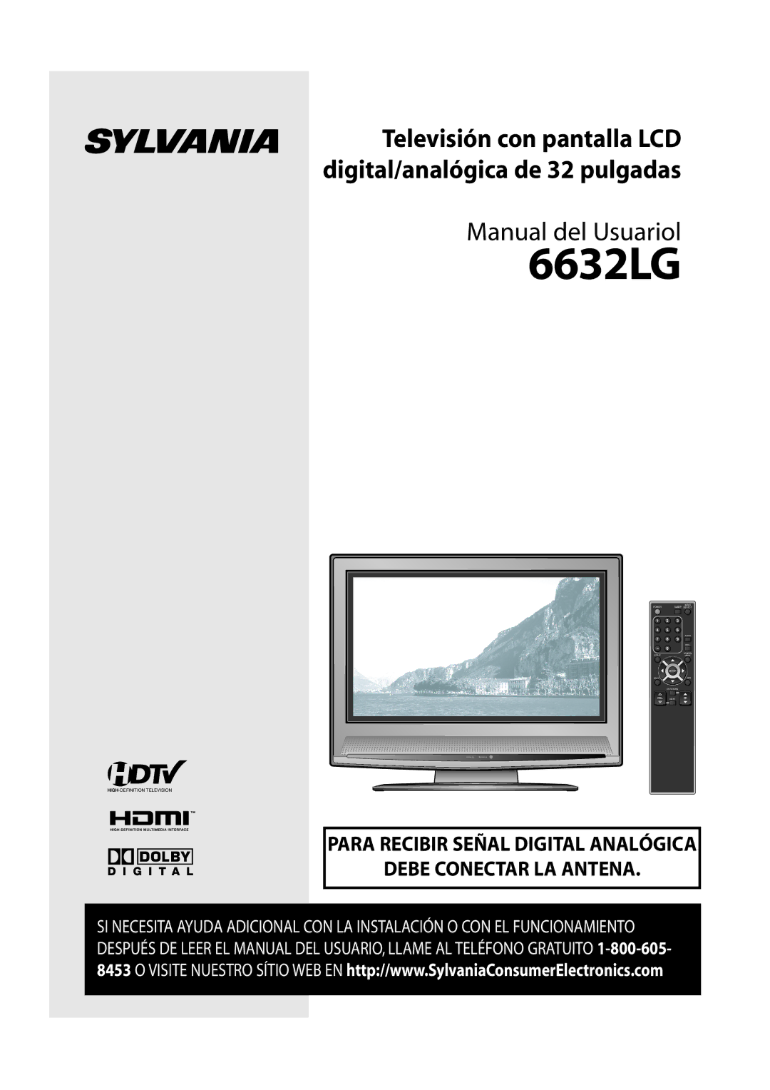 Sylvania 6632LG owner manual Manual del Usuariol 