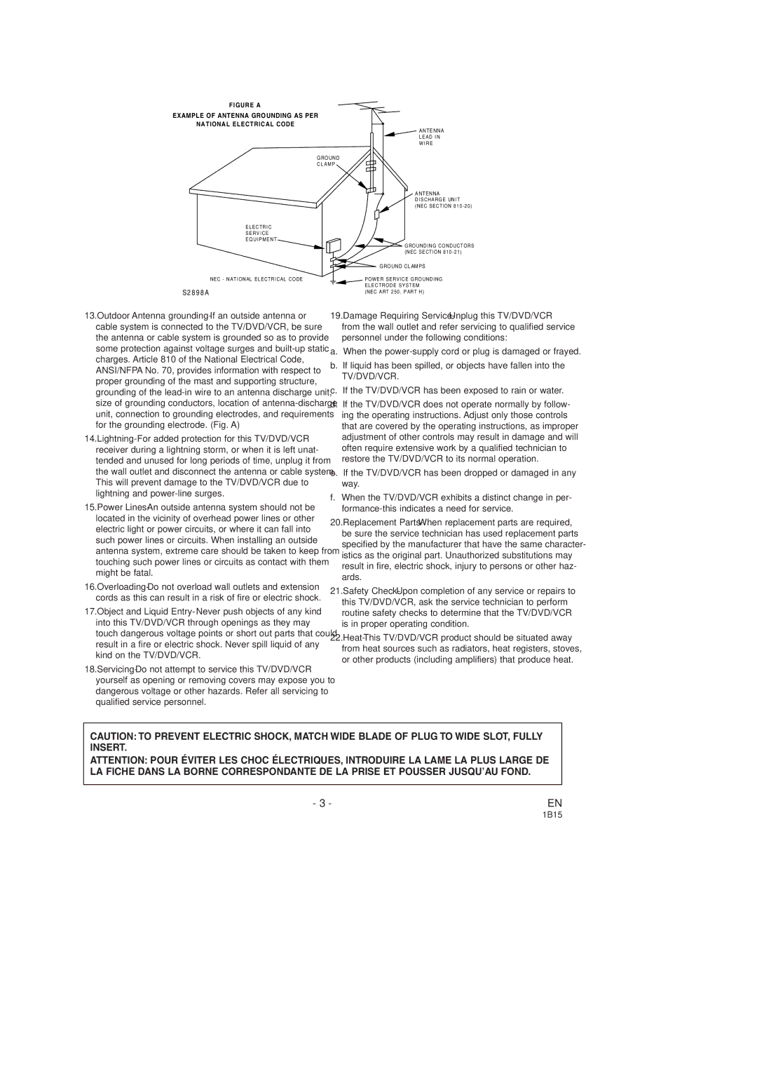 Sylvania 6719DD, 6727DD owner manual 8 9 8 a 