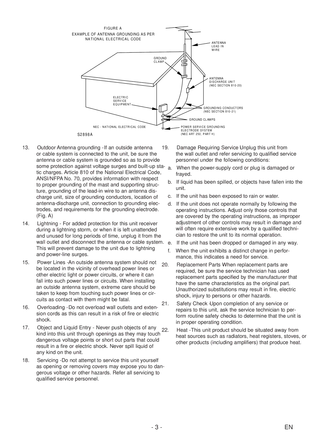 Sylvania 6727DF owner manual S2 8 9 8 a 