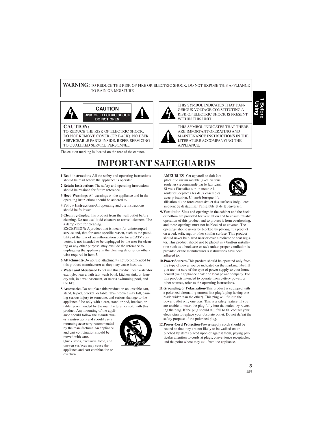 Sylvania 6900DTE owner manual Important Safeguards 