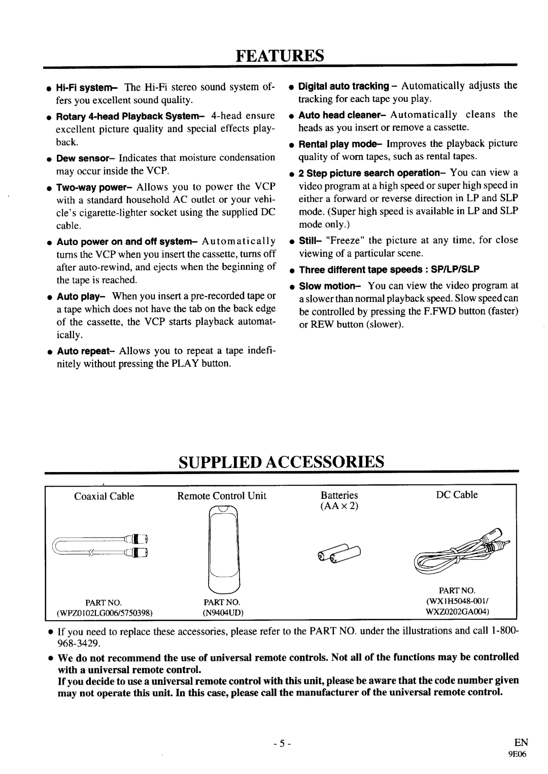 Sylvania CLV1960 manual 