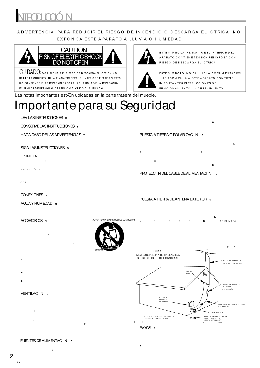 Sylvania CR202SL8 owner manual Importante para su Seguridad, Introducción 