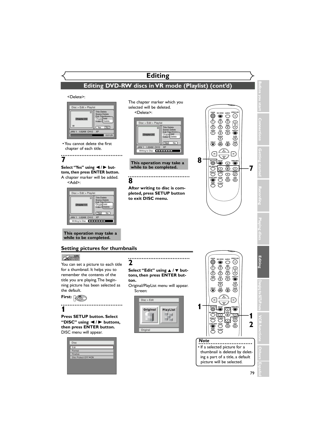 Sylvania DVR90VE owner manual Select Edit using K / L but- tons, then press Enter but 