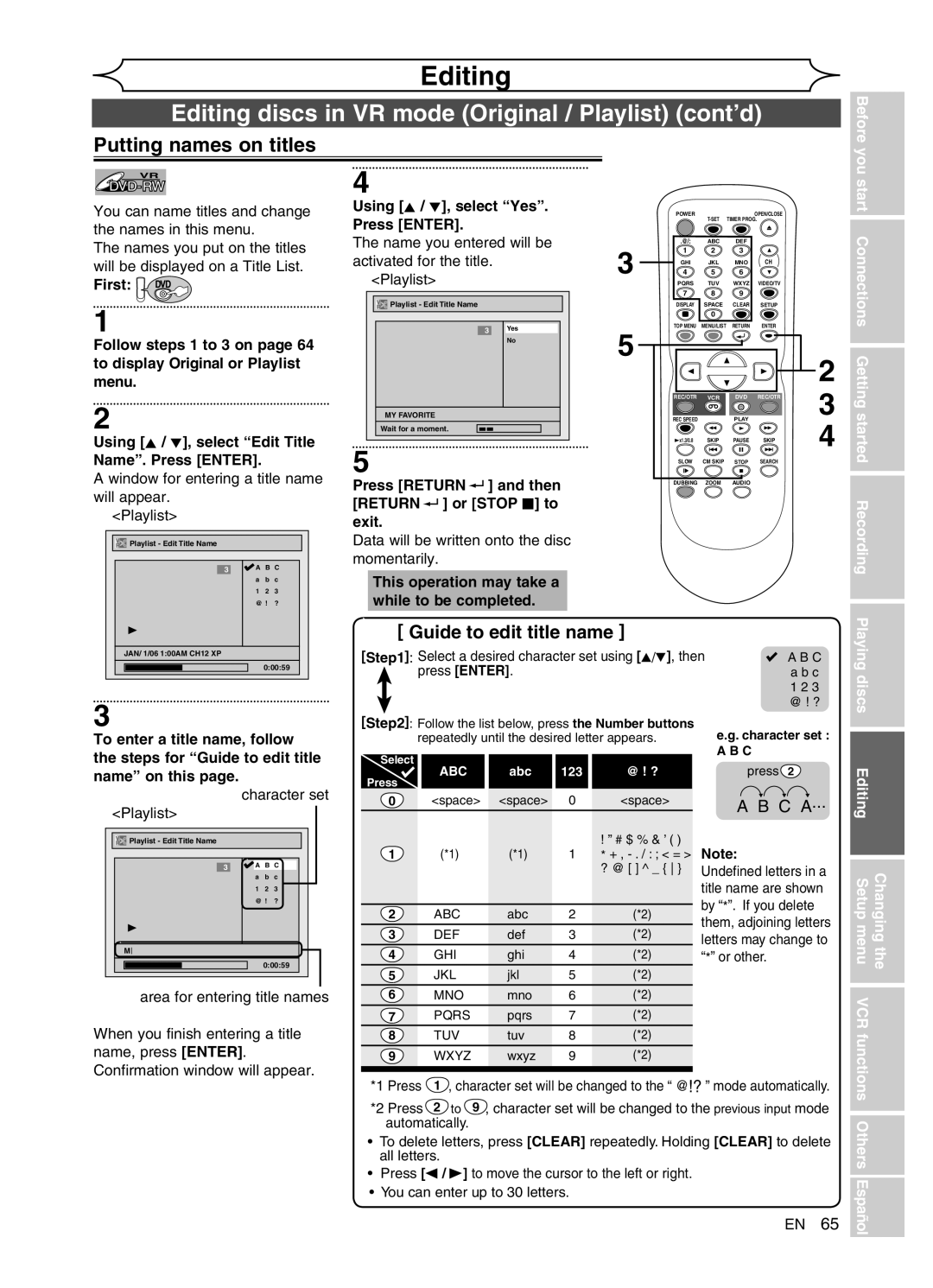 Sylvania DVR91VG manual You Start, Return 