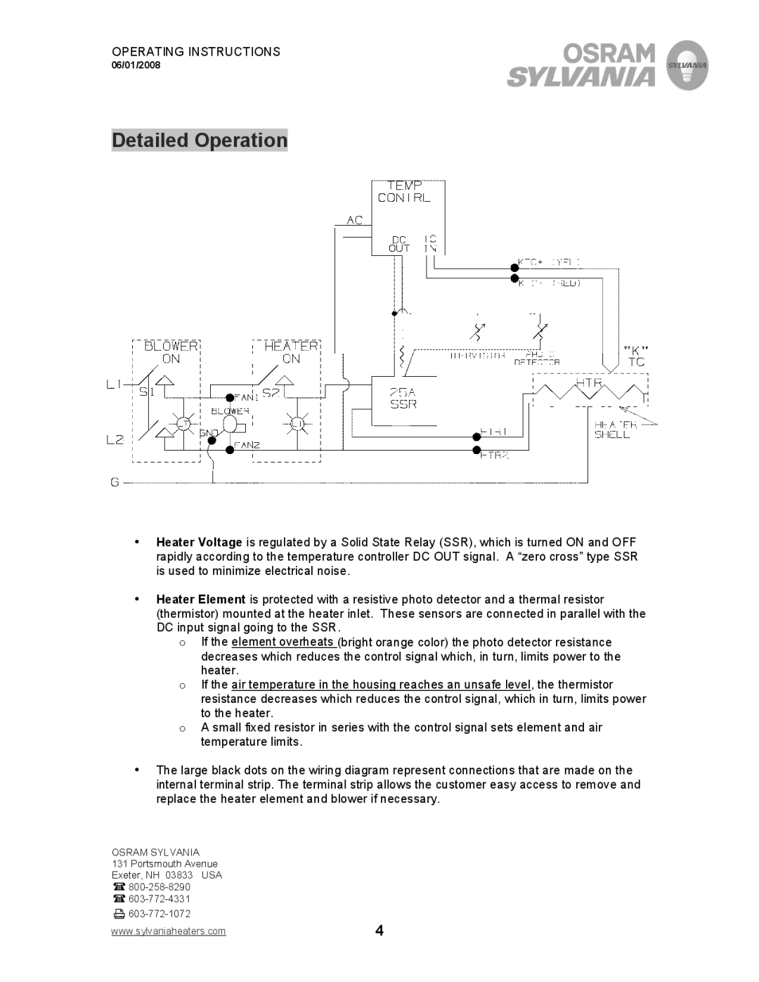 Sylvania F075835, F075615, F076008, F075869, F076029, F075616 operating instructions Detailed Operation 