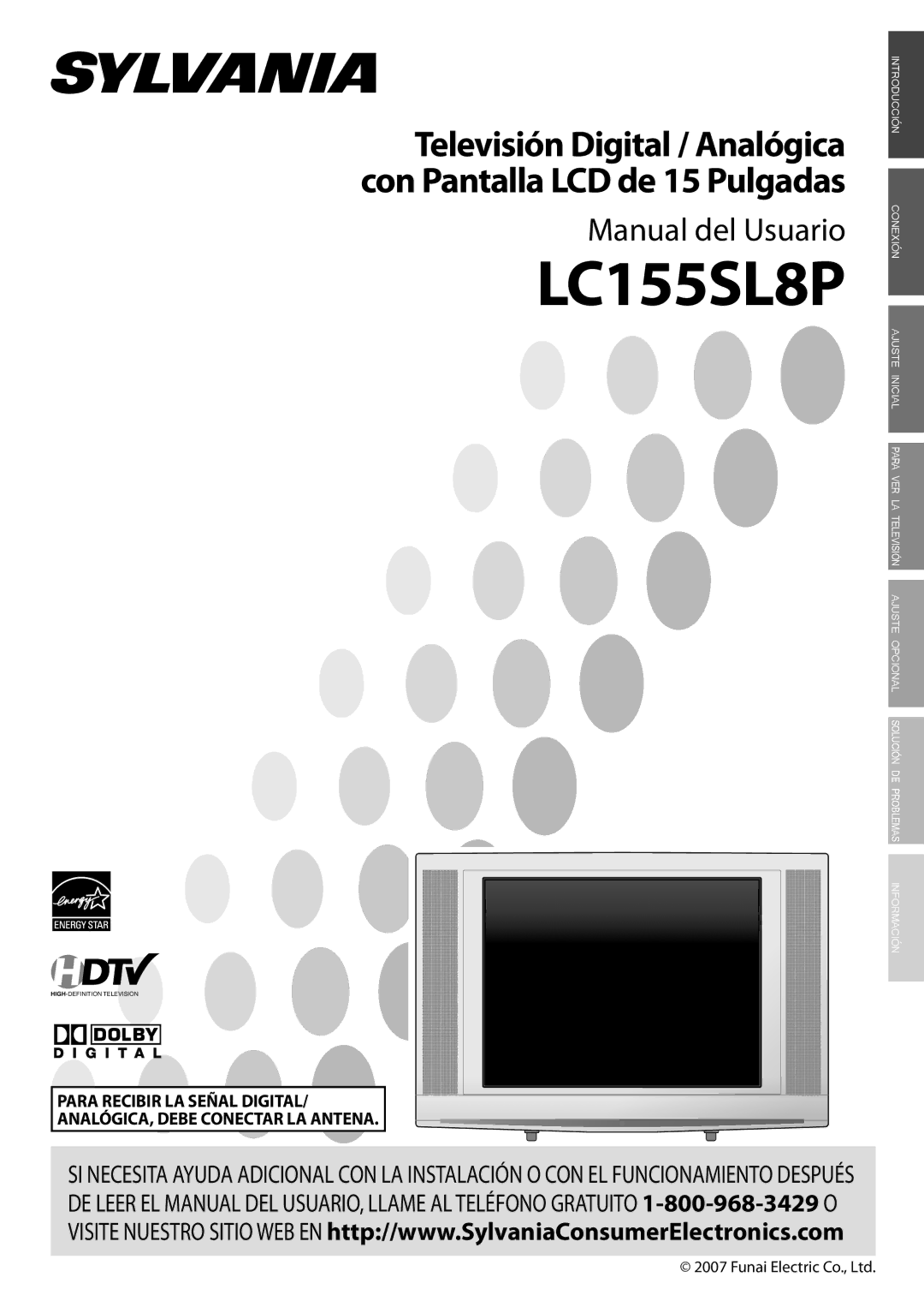 Sylvania LC115SL8P owner manual Manual del Usuario 