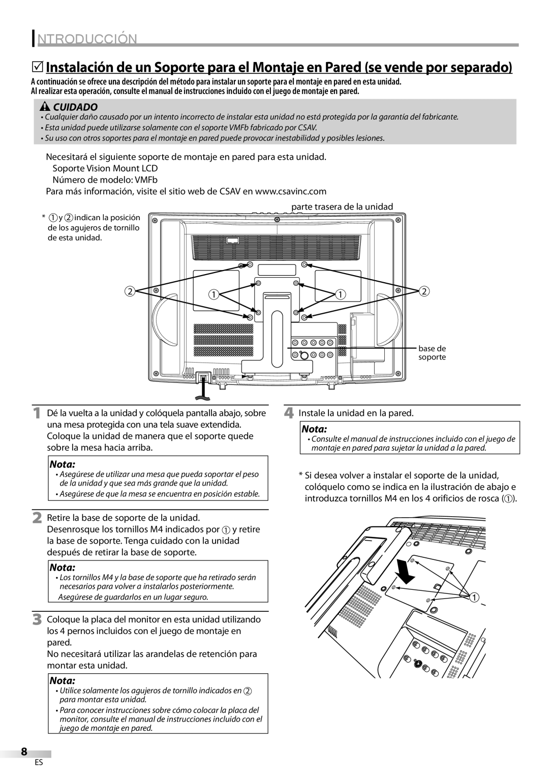 Sylvania LC115SL8P owner manual # Cuidado 