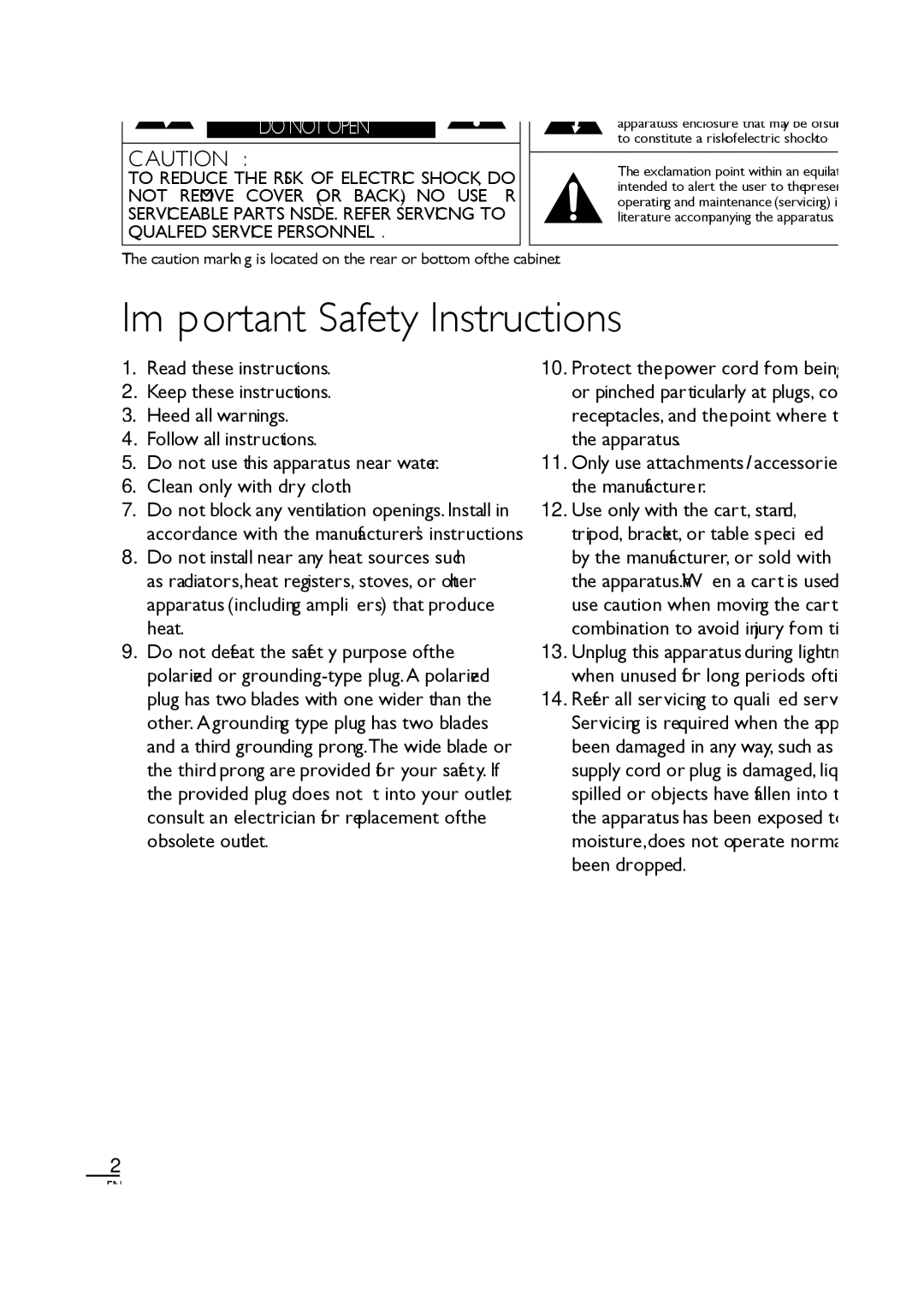 Sylvania LC190SL1 owner manual Manufacturer, Exclamation point within an equilateral triangle is 