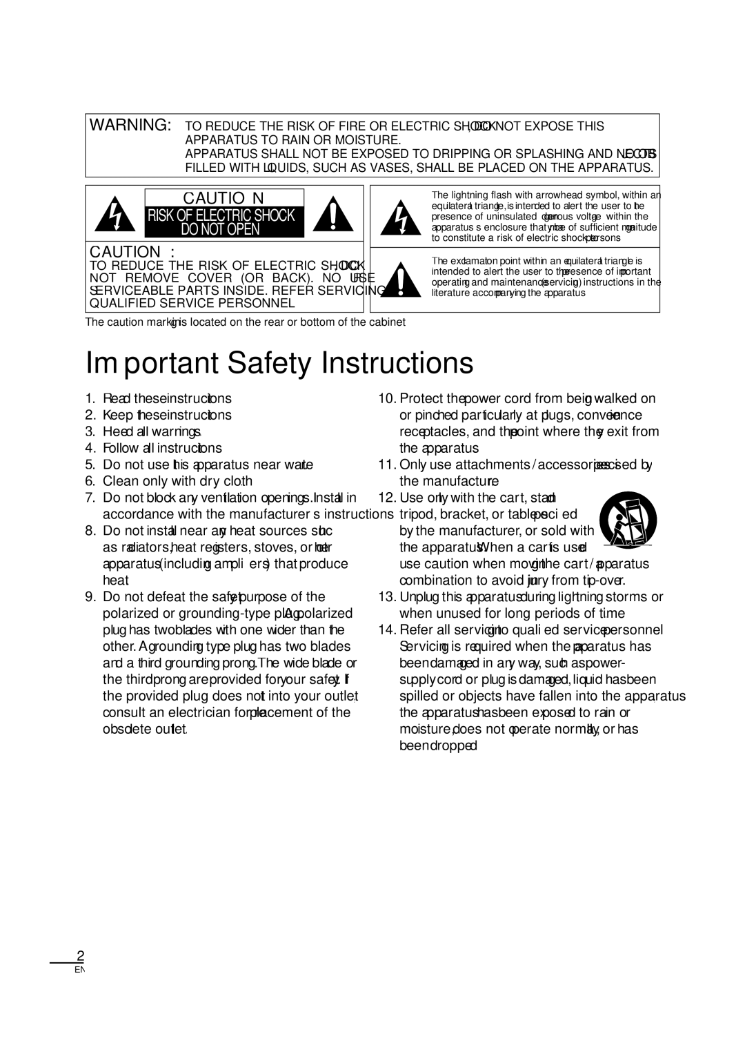 Sylvania LC320SL1 owner manual Manufacturer, Exclamation point within an equilateral triangle is 