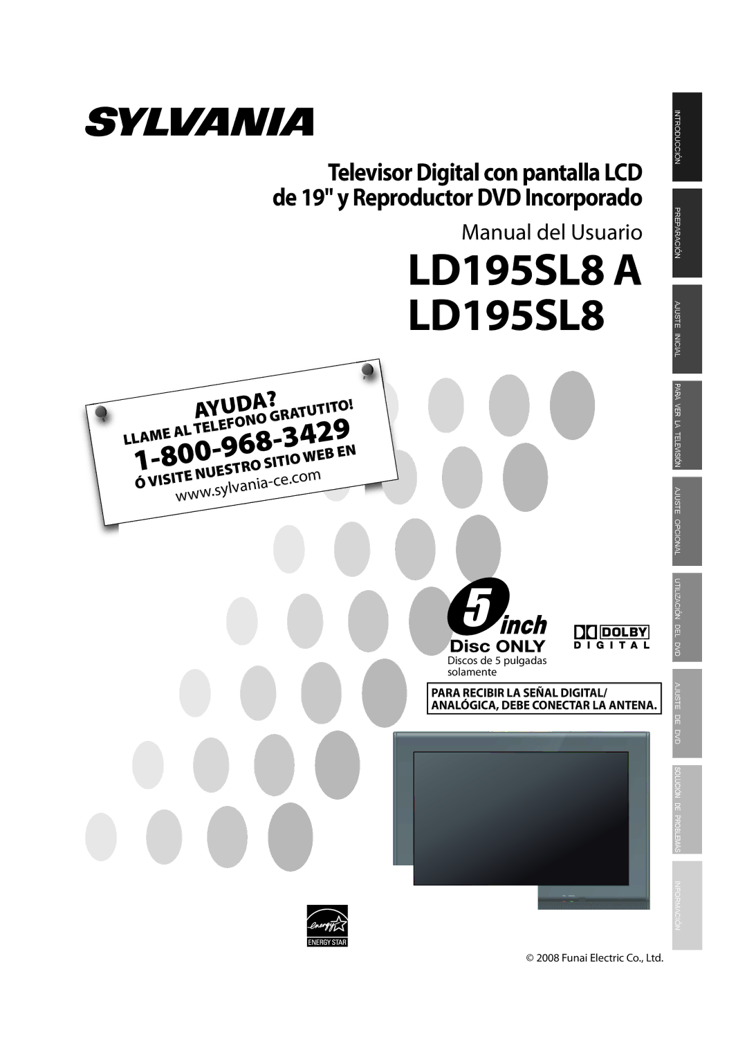 Sylvania LD195SL8 A owner manual LD195SL8 a 