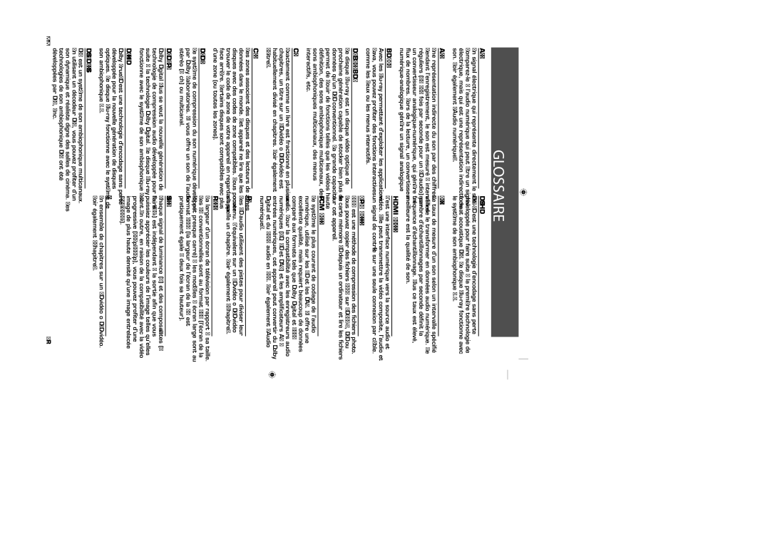 Sylvania NB500SL9 owner manual Glossaire 