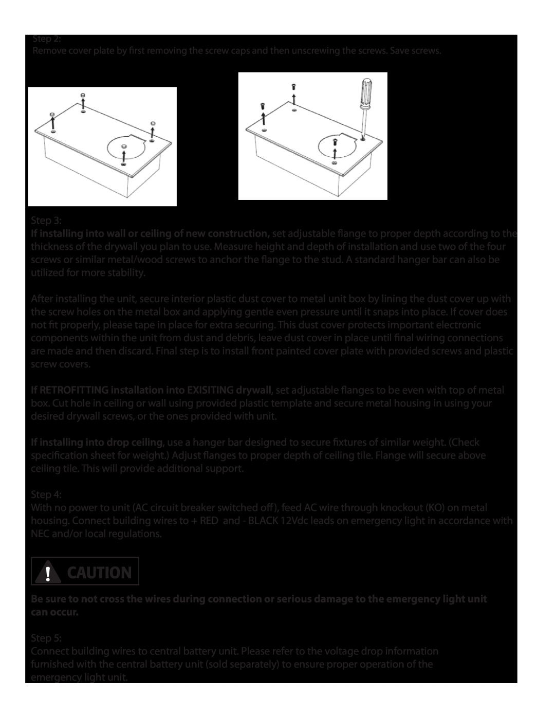 Sylvania RM36 installation instructions Step 