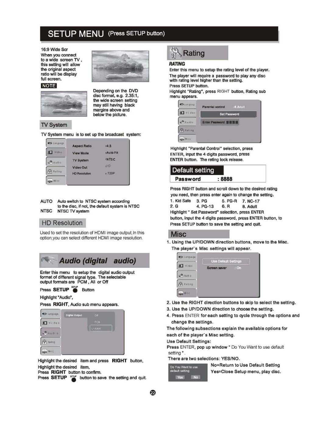 Sylvania SDVD6670 manual 