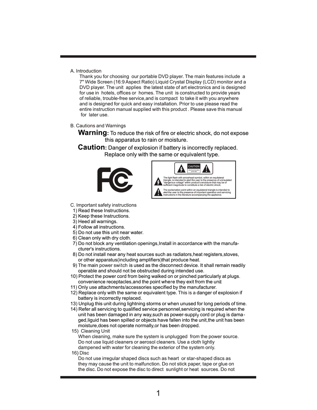 Sylvania SDVD7012 user manual 