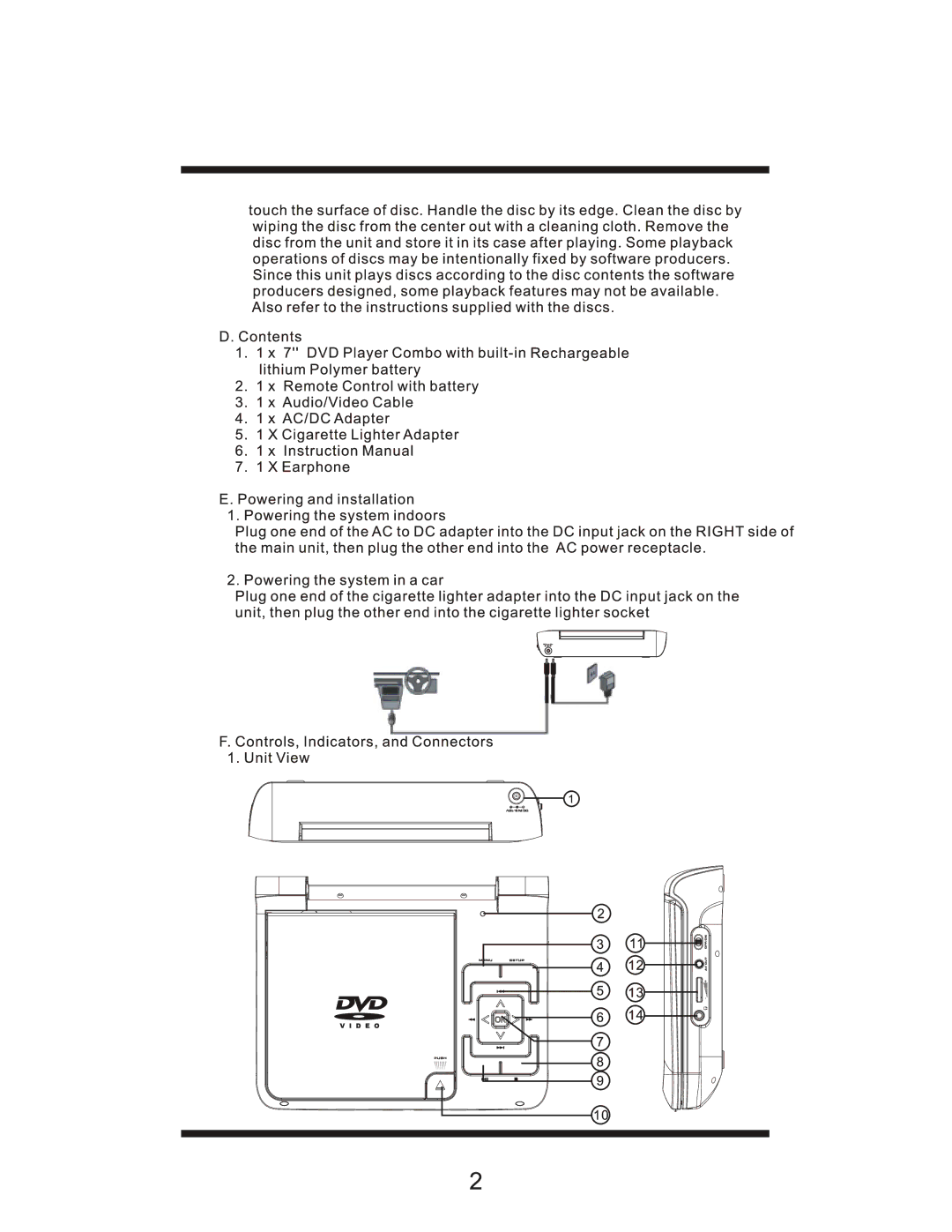 Sylvania SDVD7012 user manual 