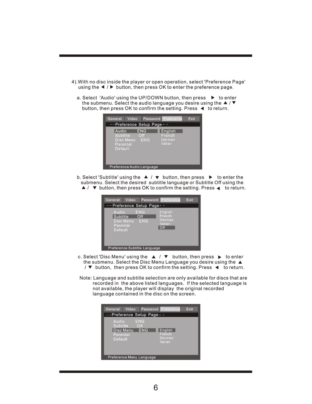 Sylvania SDVD7012 user manual 