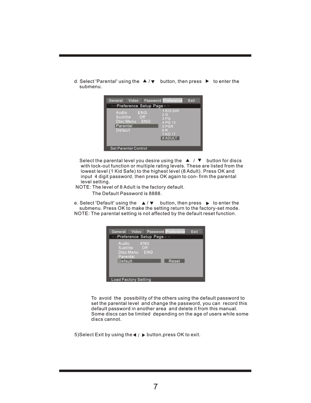 Sylvania SDVD7012 user manual 