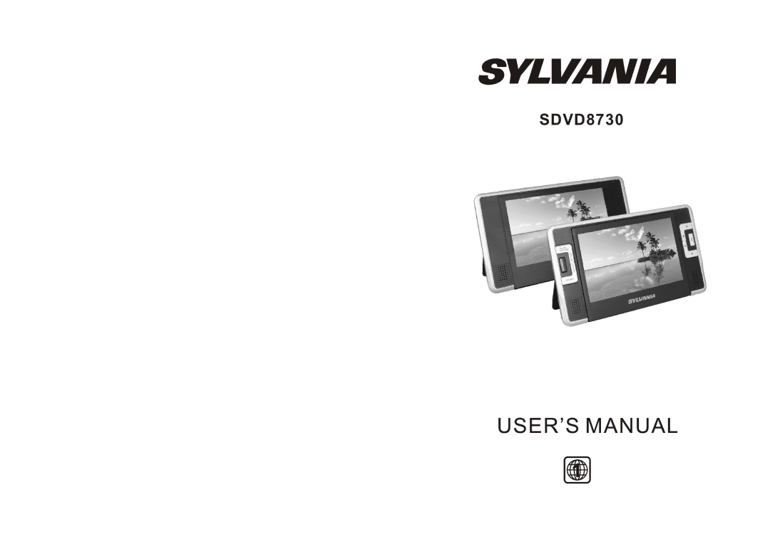 Sylvania SDVD8730 manual 