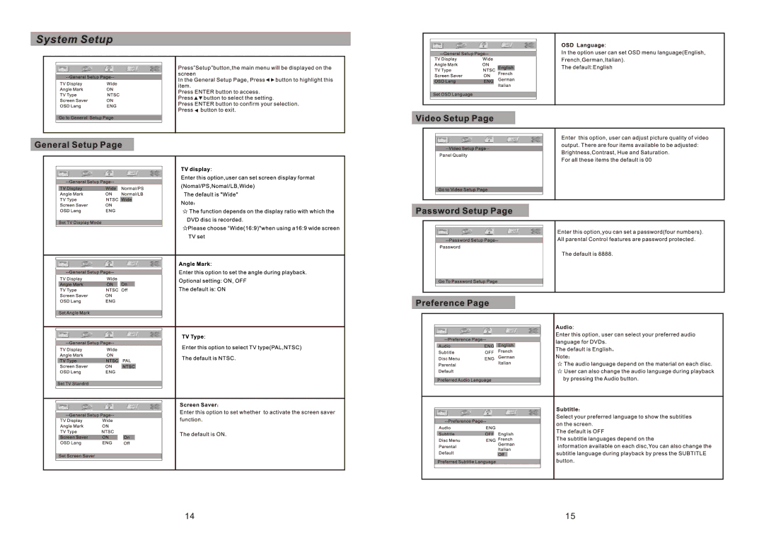 Sylvania SDVD8730 manual 