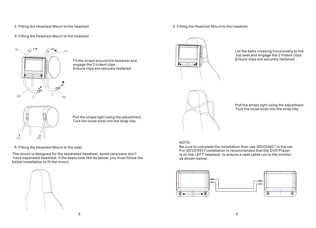 Sylvania SDVD9957 manual 