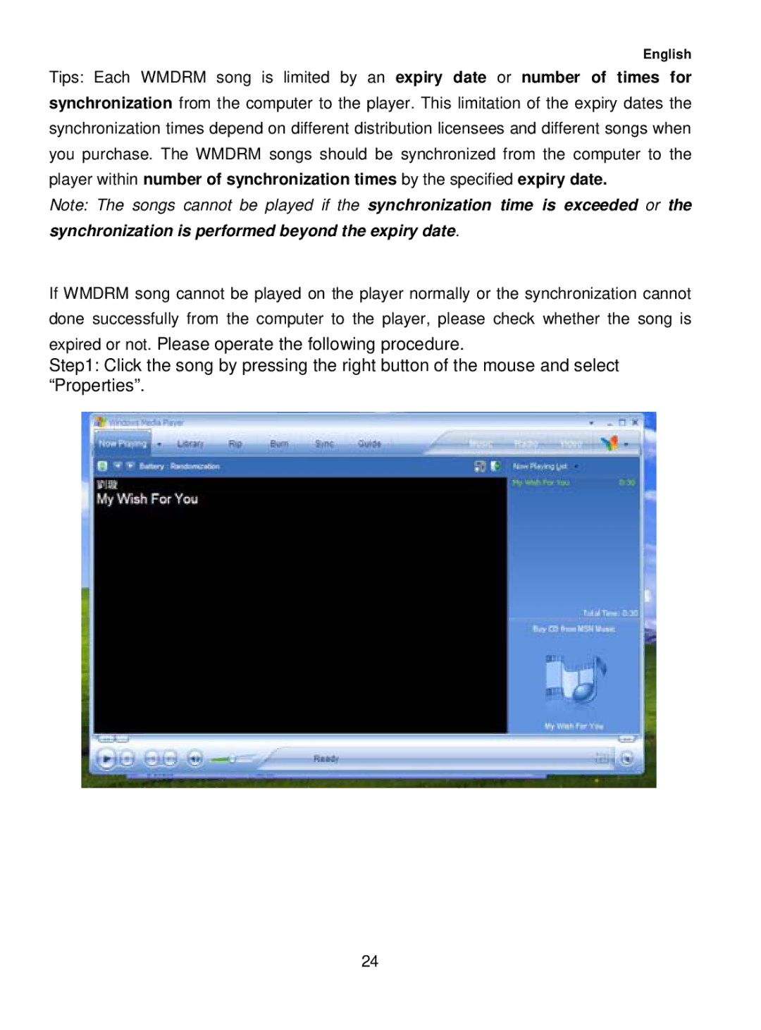 Sylvania SMP1015 user manual Synchronization is performed beyond the expiry date 