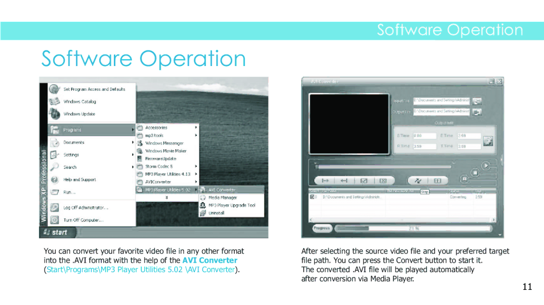 Sylvania SMPK2242 manual Software Operation 