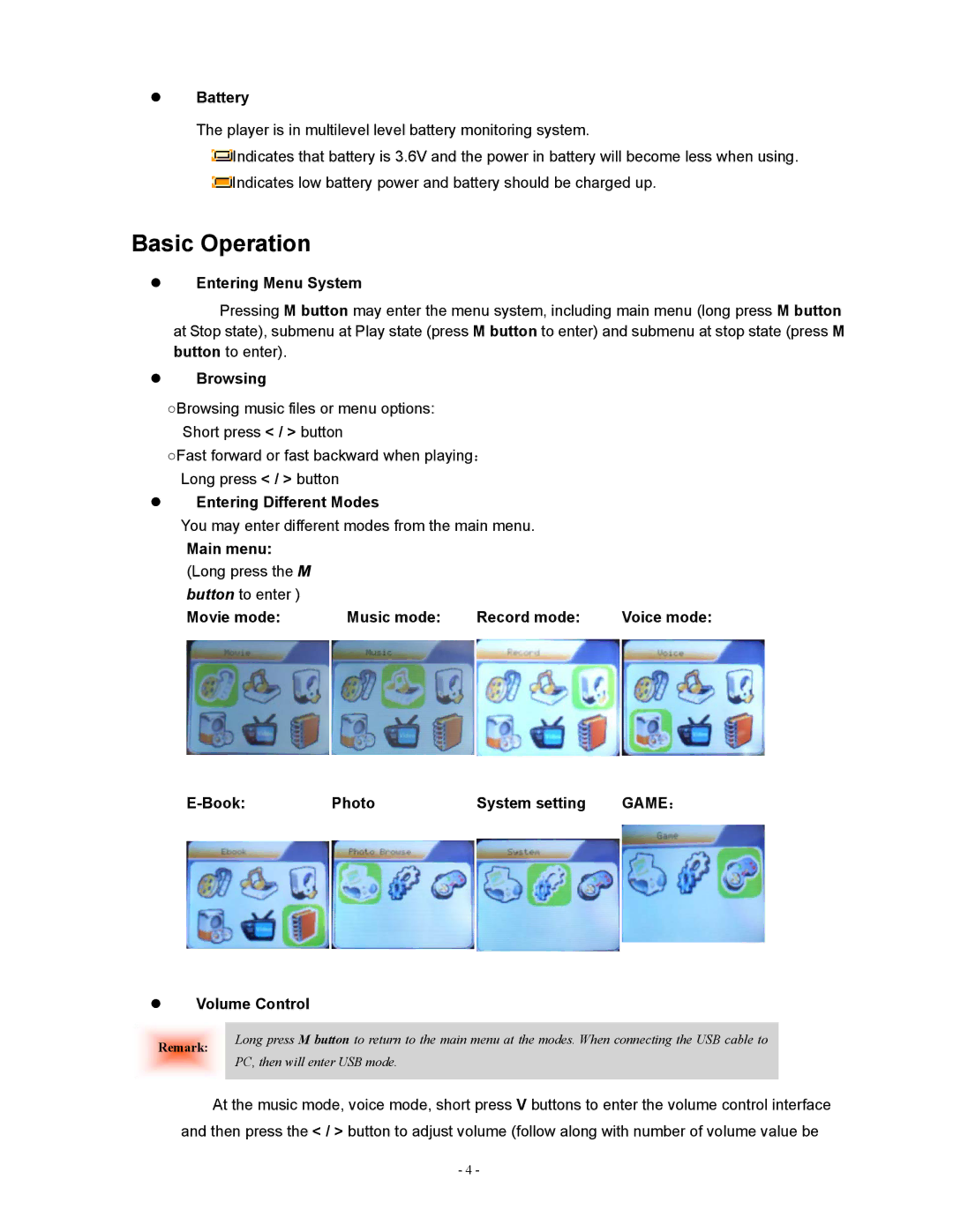 Sylvania SMPK4077 user manual Basic Operation 