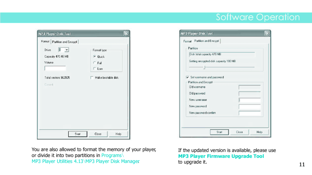 Sylvania SMPK4083 manual MP3 Player Firmware Upgrade Tool 