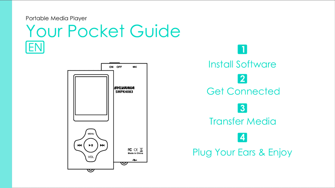 Sylvania SMPK4083 manual Your Pocket Guide 