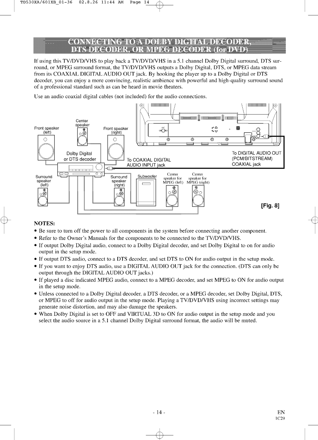 Sylvania SRCD227, SRCD223 owner manual IC29 