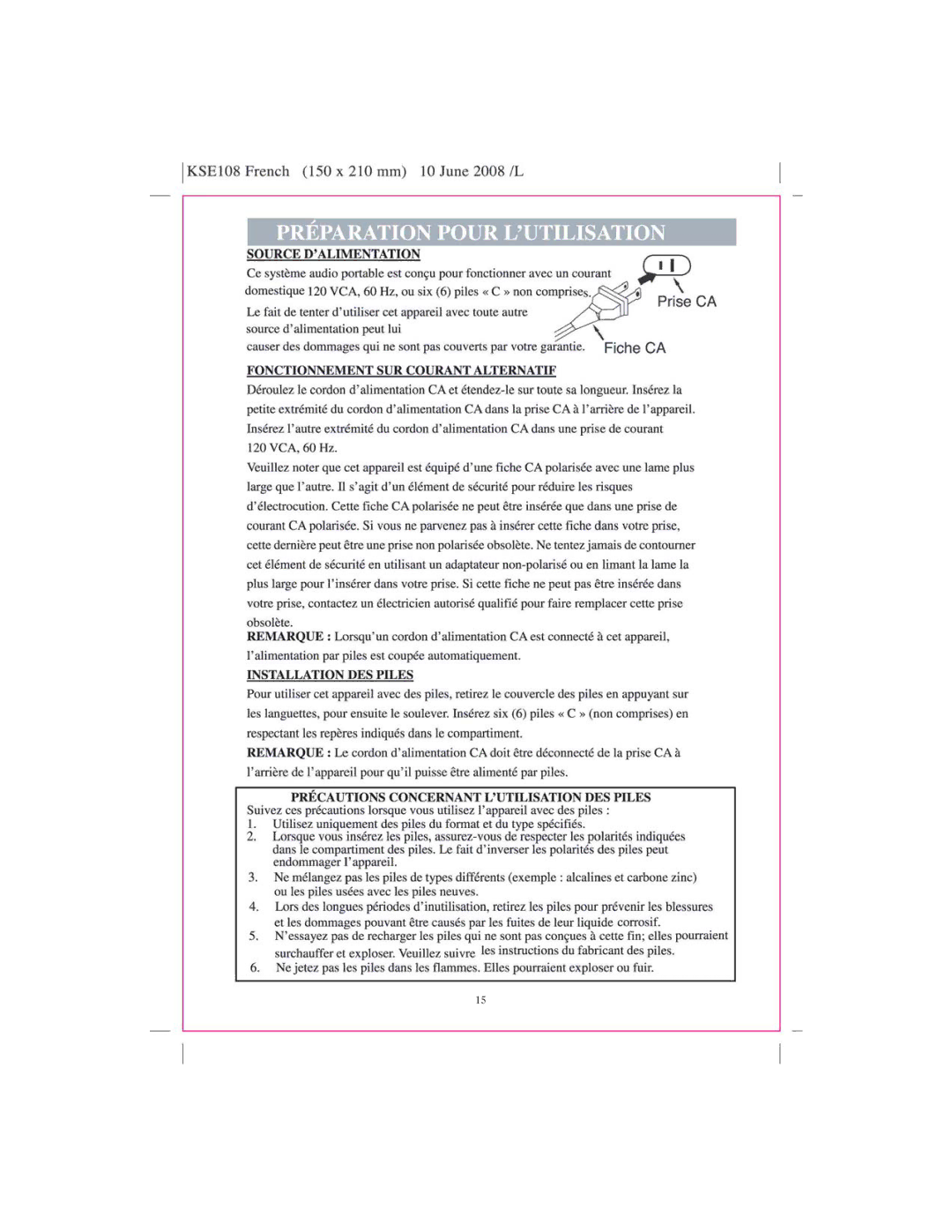 Sylvania SRCD237 manual 