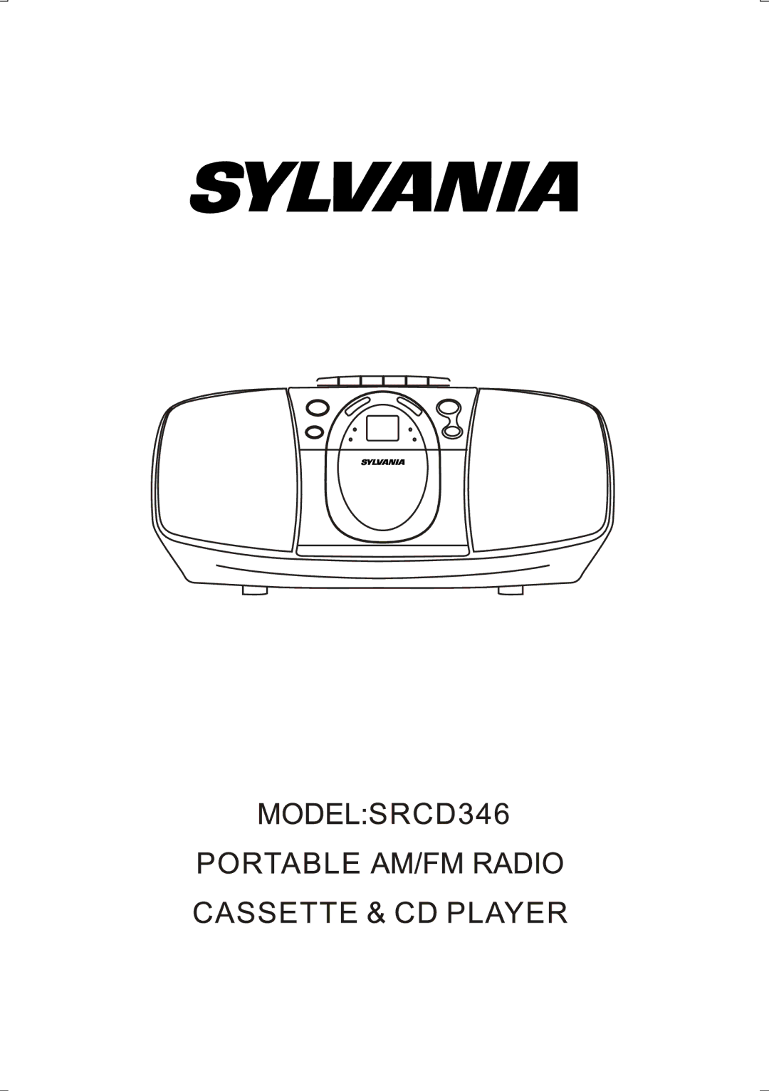 Sylvania SRCD348 manual 