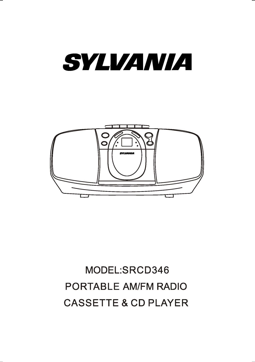 Sylvania SRCD348 manual 
