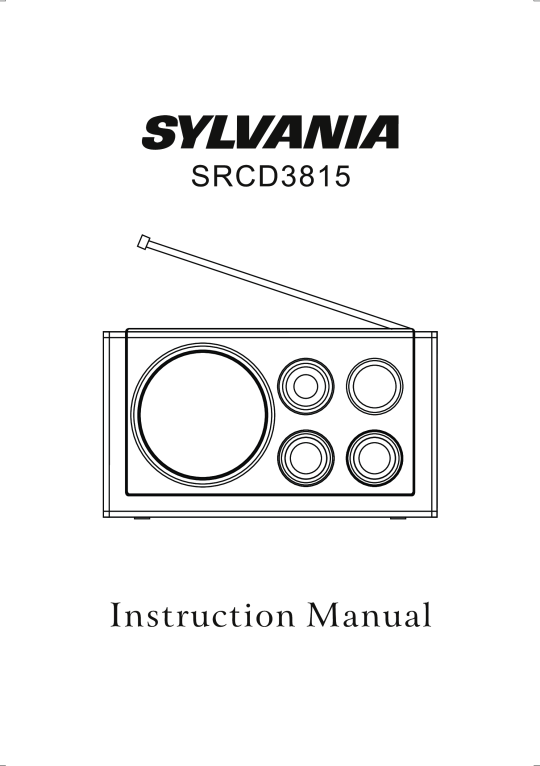 Sylvania SRCD3815 instruction manual 