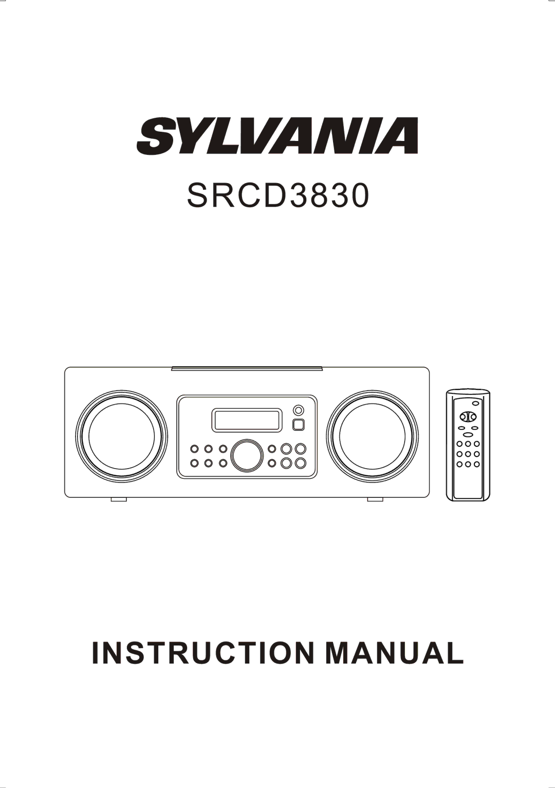 Sylvania SRCD3830 instruction manual 