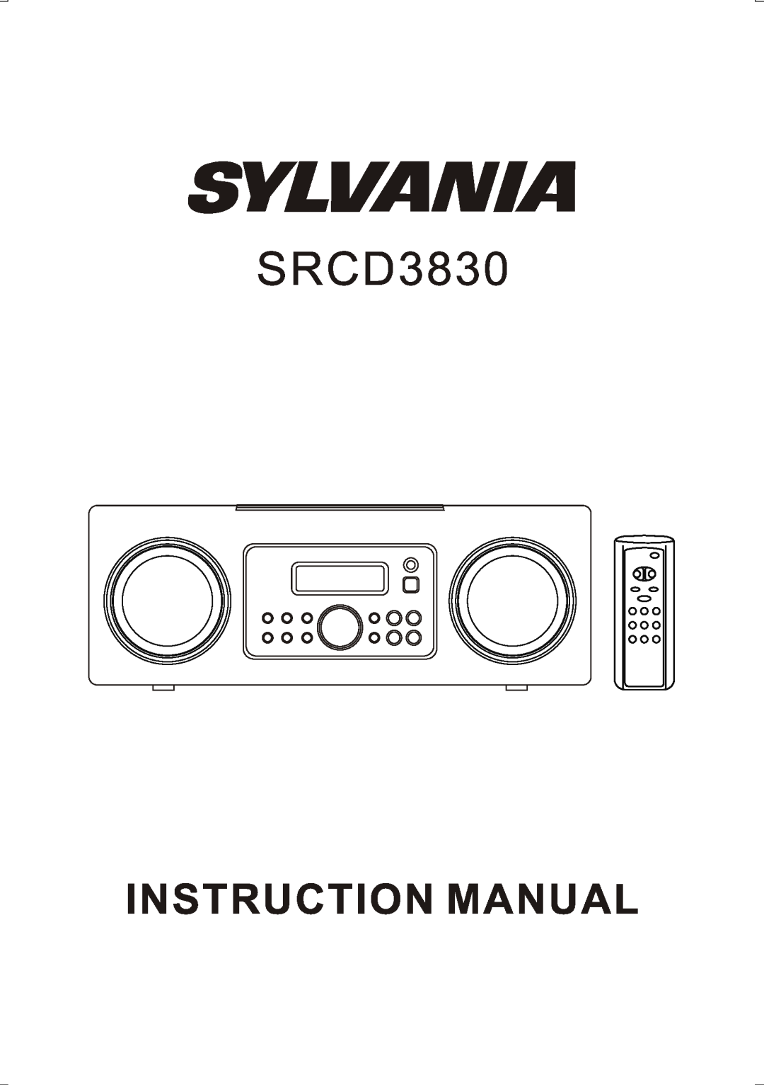 Sylvania SRCD3830 instruction manual 