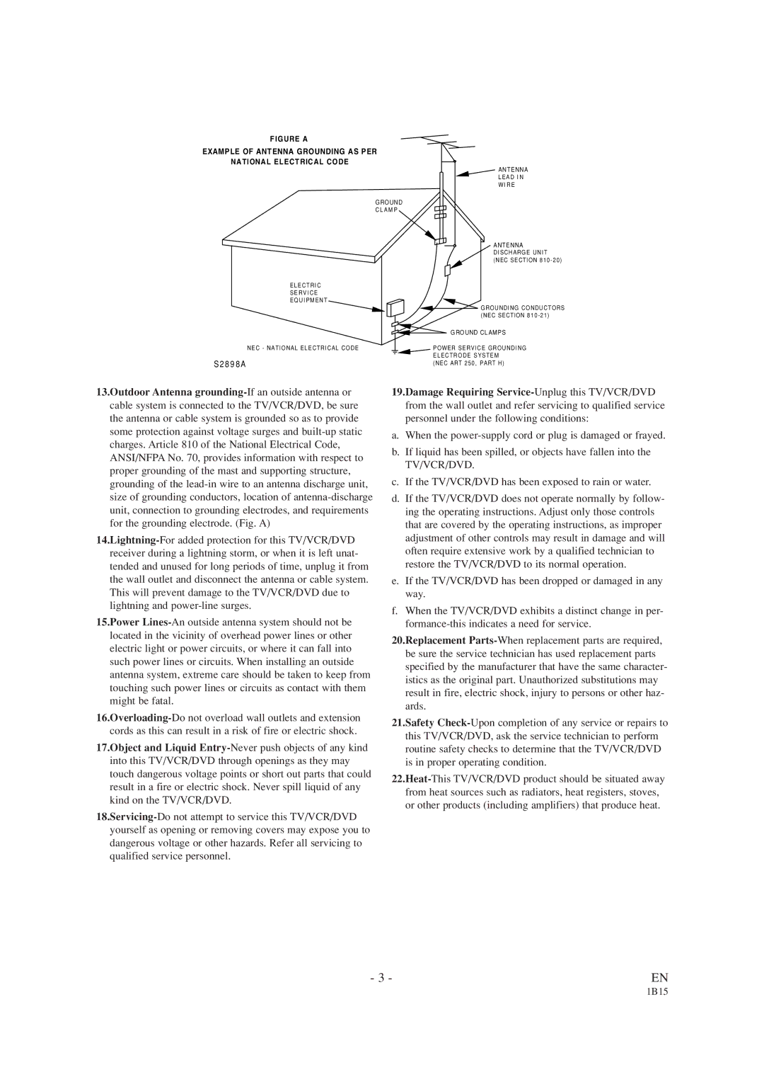 Sylvania SRCD427P owner manual S2 8 9 8 a 