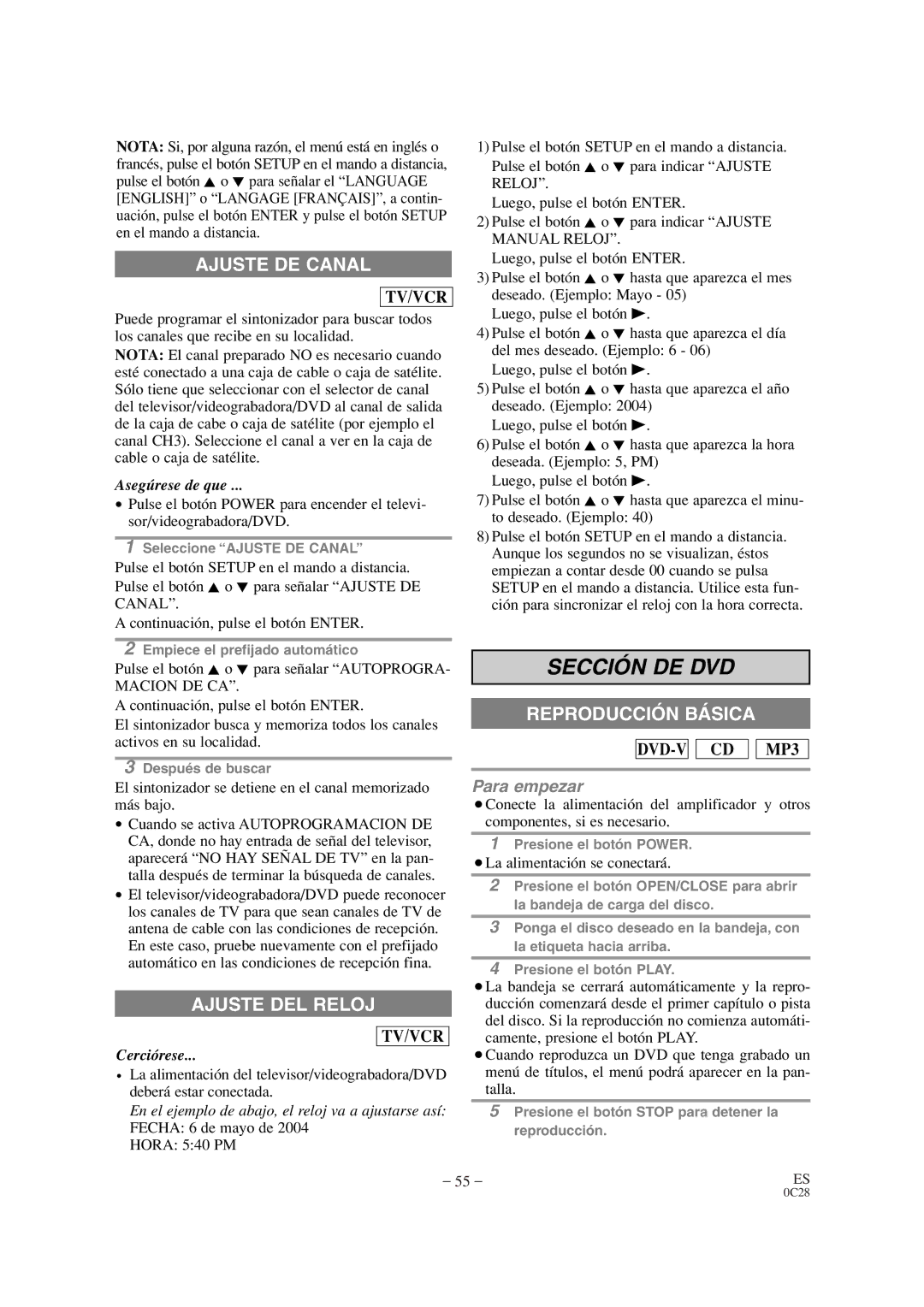 Sylvania SRCD427P owner manual Macion DE CA 