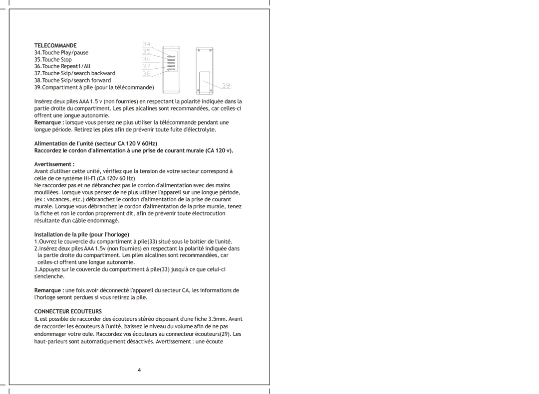 Sylvania SRCD635 manual 