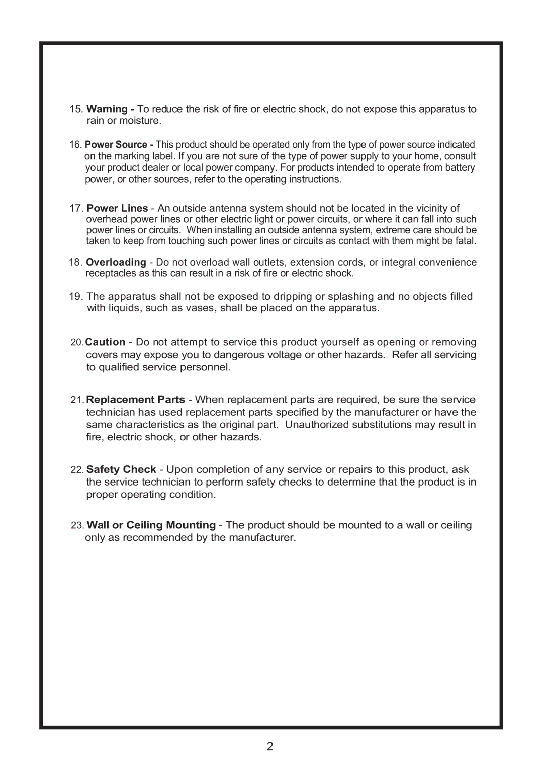 Sylvania SRCD817 manual 