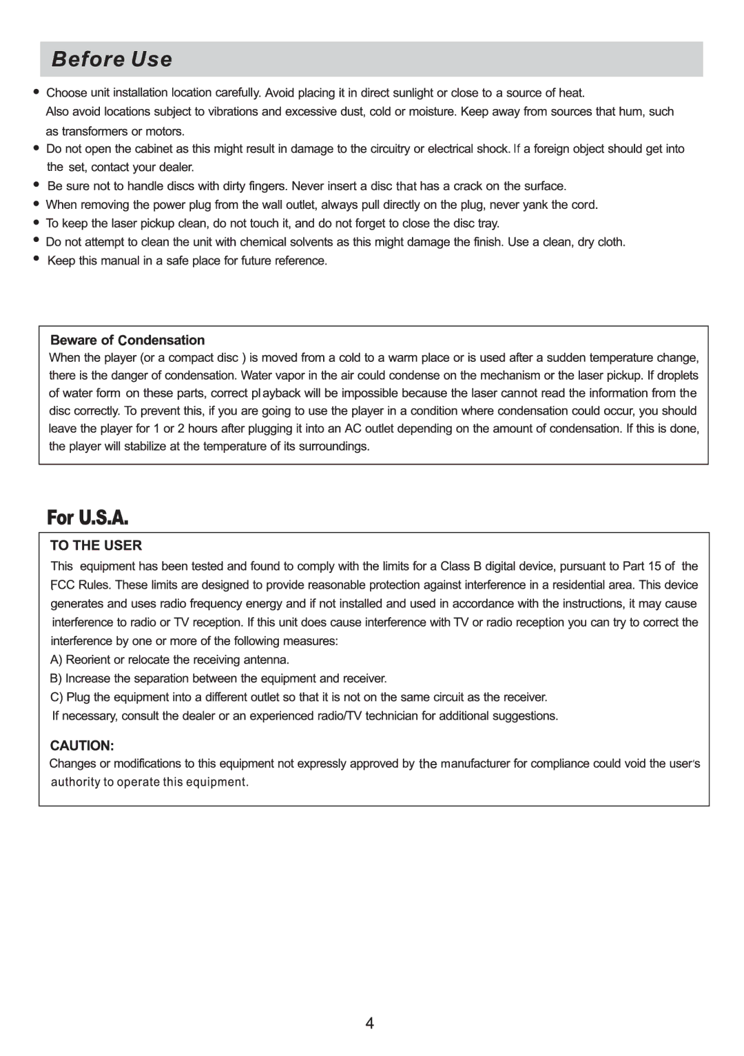 Sylvania SRCD817 manual 