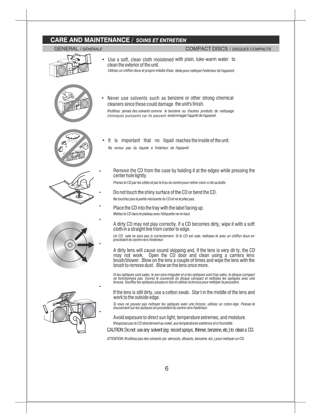 Sylvania SRCD846 manual 