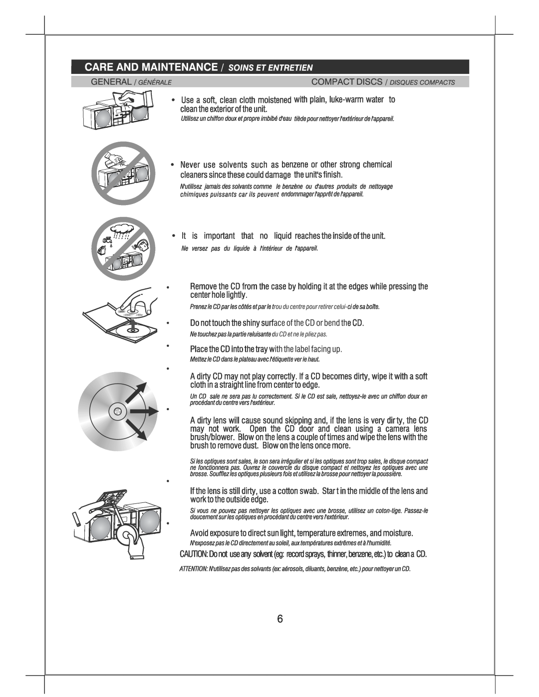 Sylvania SRCD846 manual 