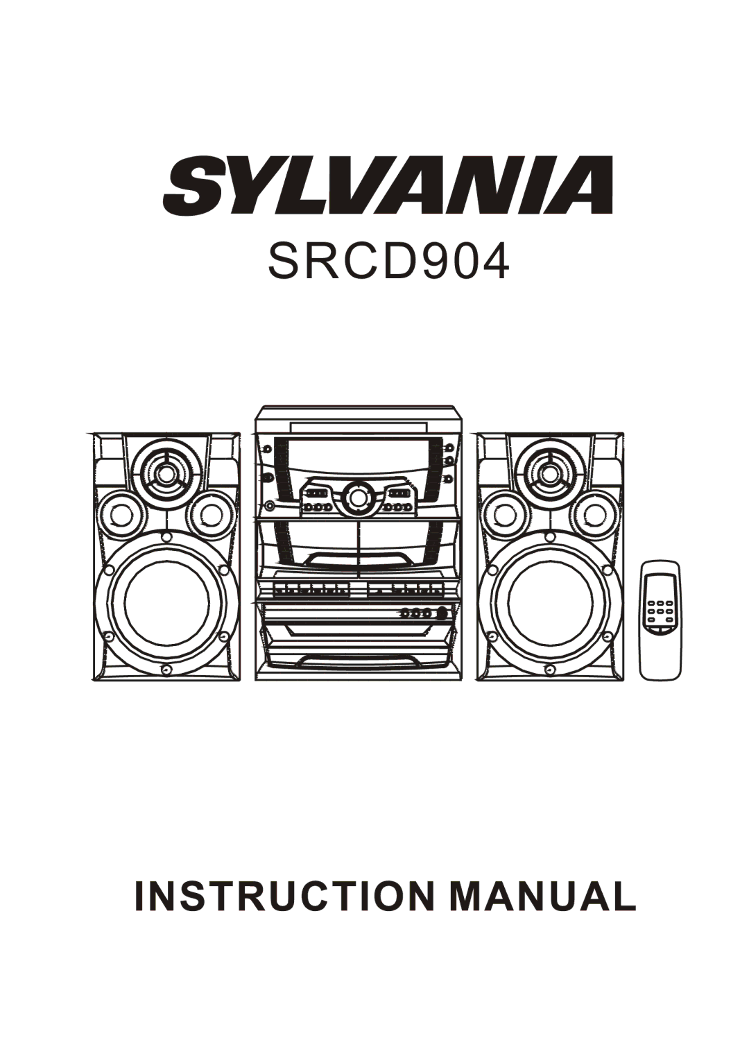 Sylvania SRCD904 manual 