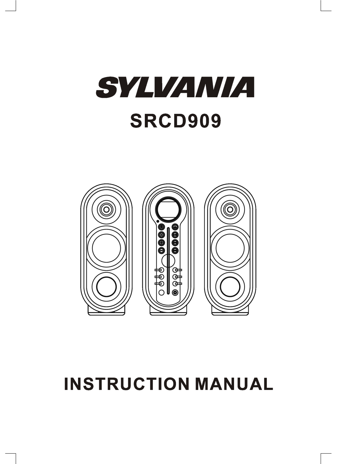 Sylvania SRCD909 instruction manual 