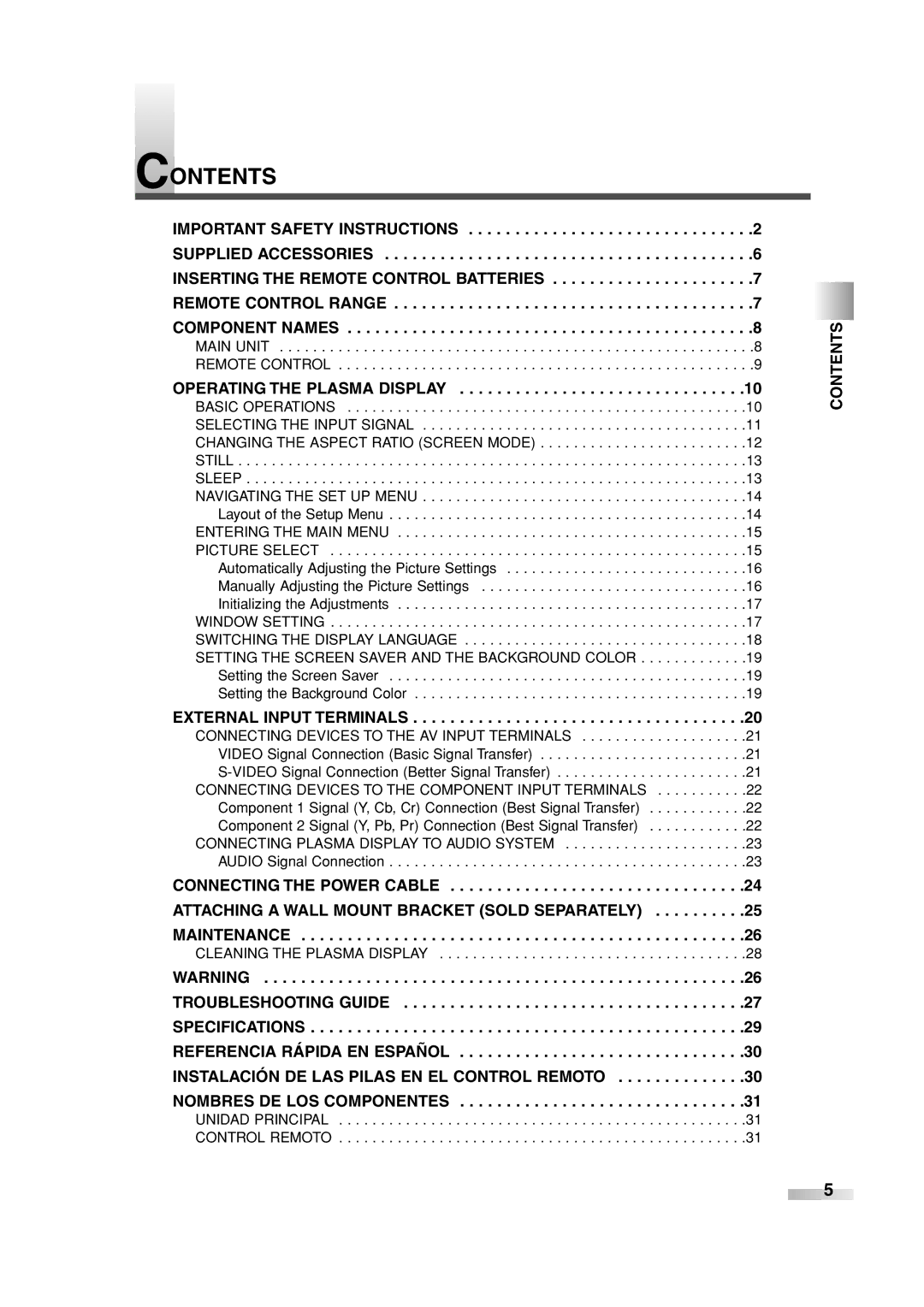 Sylvania SRPD442 owner manual Contents 