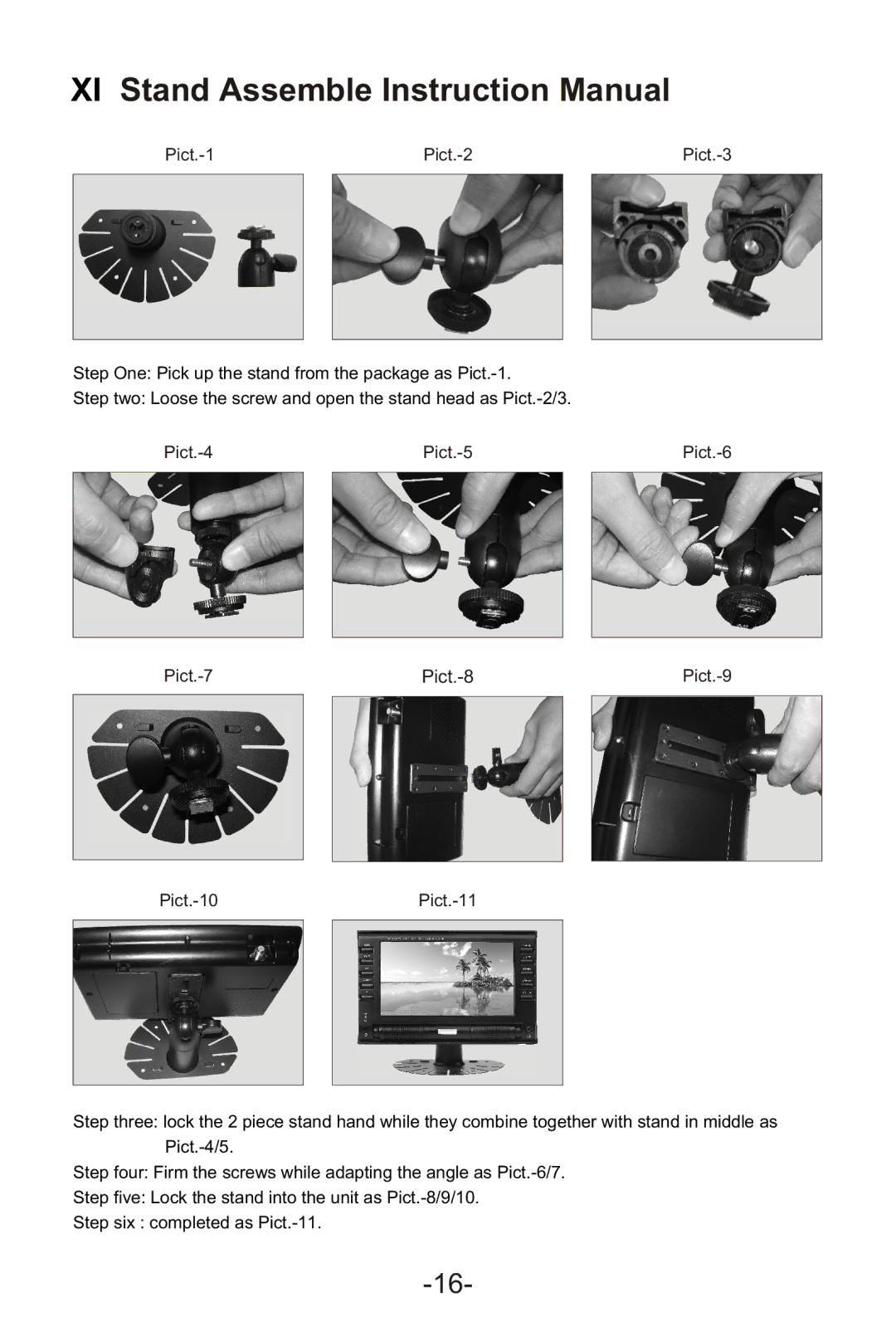 Sylvania SRT702A manual Pict.-8 