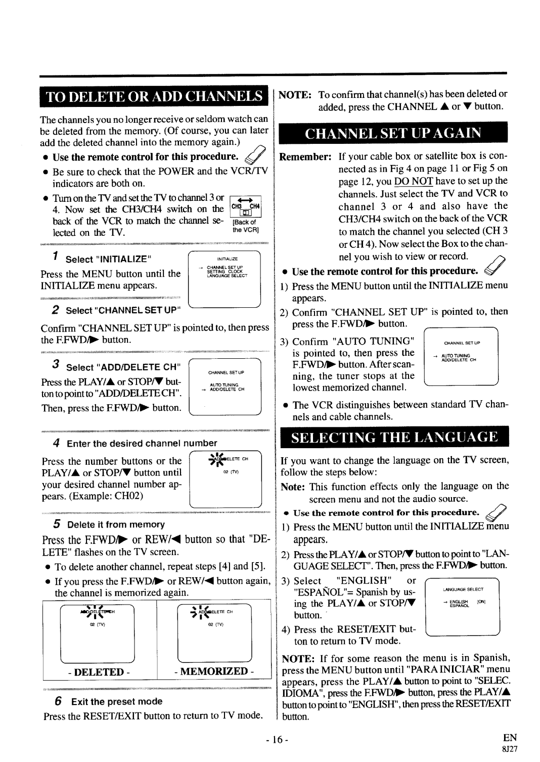 Sylvania SRV196 manual 