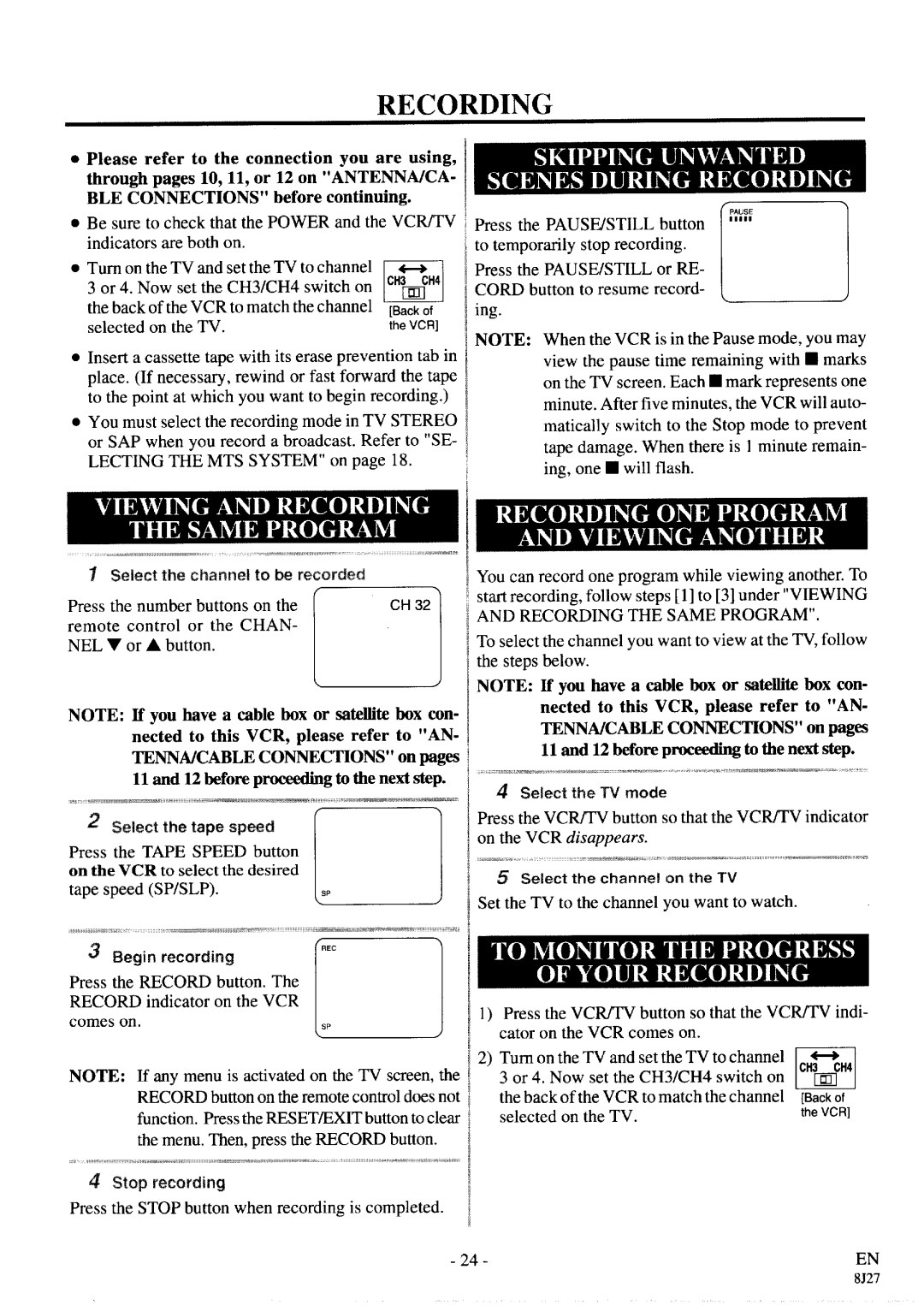 Sylvania SRV196 manual 