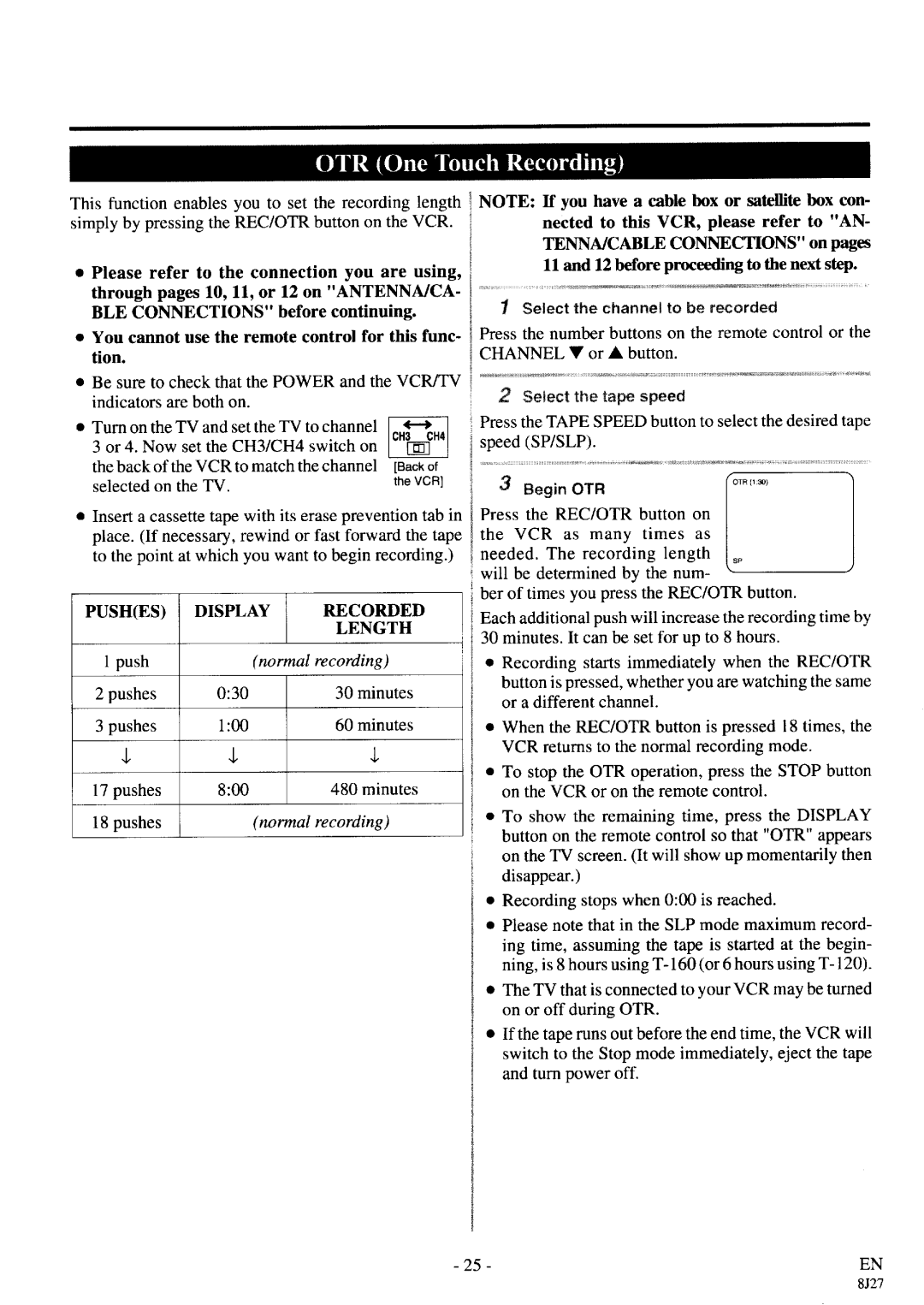 Sylvania SRV196 manual 